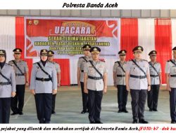 Pejabat dan Kapolsek Polresta Banda Aceh Diganti