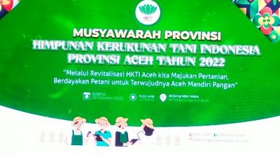 Dr Zulfri Terpilih Jadi Ketua HKTI Aceh