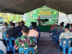 Danramil Silaturahmi Bersama Komponen Masyarakat