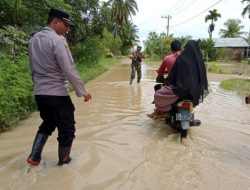 Krueng Arakundo Meluap, Kapolres Aceh Timur Imbau Masyarakat Waspada