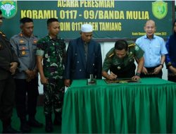 Danrem Resmikan Koramil Banda Mulia Aceh Tamiang