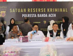 Polresta Banda Aceh dan BPOM Aceh Sita Kosmetik Bermurkuri