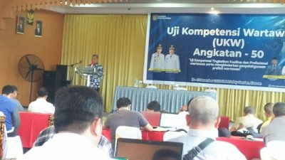 48 Wartawan Asahan Ikuti Uji Kompetensi
