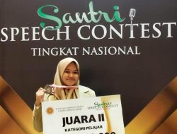 Santri MUQ Langsa, Najwa Al-Haq Raih Juara II National Speech Contest 2022