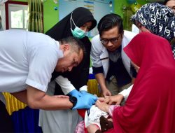 Pj Walikota Pantau Pelaksanaan Imunisasi Polio di Sabang