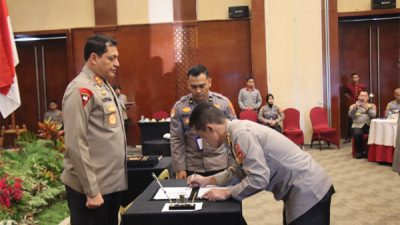 Satker Polda Aceh Tandatanganan Pakta Integritas