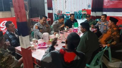 Kapolsek Kuta Panjang Kopi Malam di Blangjerango