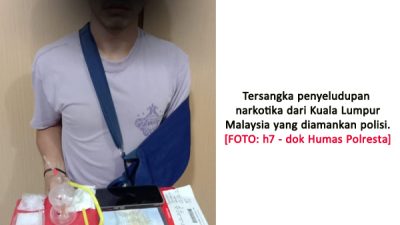 Seludupkan Narkotika dari Kuala Lumpur, Terciduk di Bandara SIM
