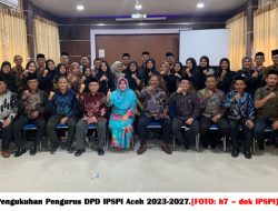 Pengurus DPD IPSPI Aceh 2023-2027 Dikukuhkan