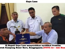 Bener Baru Raih Sertifikat Utama Kampung Proklim