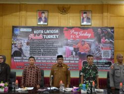 Pemko Langsa Bantu Rakyat Turki Rp140 Juta