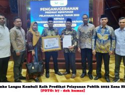 Pemko Langsa Raih Predikat Pelayanan Publik 2022