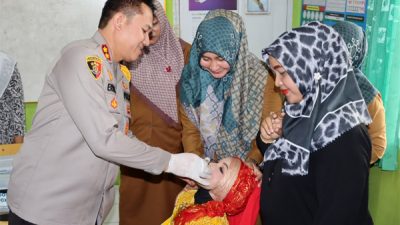 Kapolres & Forkopimda Sabang Dukung Pin Polio II