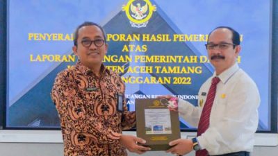 Aceh Tamiang kembali Raih Opini WTP ke 9
