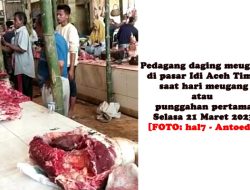 Meugang Pertama, Harga Daging Rp160-180 ribu/Kg