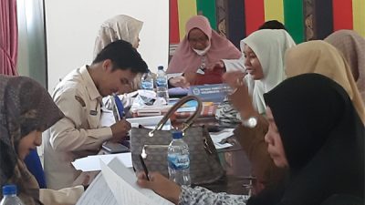 Calon Siswa Daftar Ulang SMAN Unggul Aceh Timur