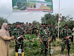 Koptu Hendra Pamuji Juara Mencangkul Babinsa