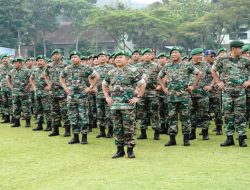 Danrem Teuku Umar Ikut Apel Dansat dengan Kasad