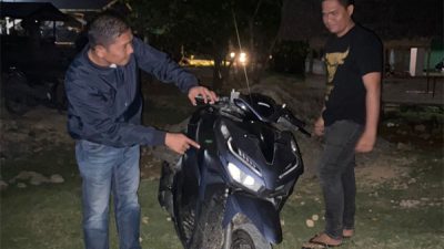 Pencuri Sepeda Motor di Pantee Bidari Ditangkap