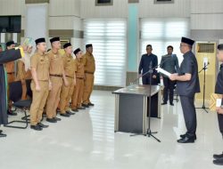 Pj Walikota Lantik 9 Pejabat Eselon III dan IV