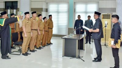 Pj Walikota Lantik 9 Pejabat Eselon III dan IV