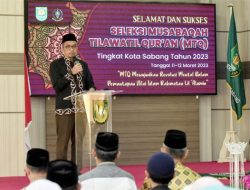 Sabang Mulai Seleksi MTQ 2023