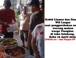 Warung Makan Tionghoa Diamankan WH Langsa