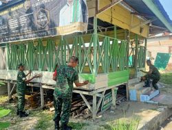 Babinsa Cat Balai Pengajian Al-Aisyah