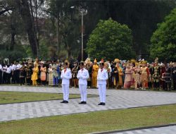 Peserta Hardiknas di Langsa Pakai Pakaian Adat