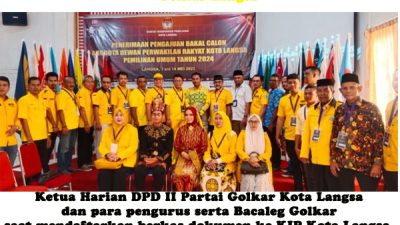 Golkar Langsa Daftar 25 Bacaleg