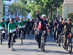 Kapolda Aceh dan Pangdam IM Gowes Bersama