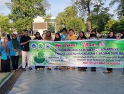 Mahasiswa Unsam Aksi Peduli Lingkungan