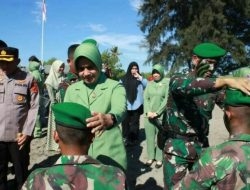 53 TNI AD Kodam IM dapat Baret Infanteri