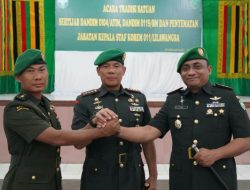 Letkol Inf Tri Purwanto Jabat Dandim Aceh Timur