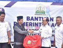 Aceh Tamiang Terima Stok Penyangga Kebencanaan