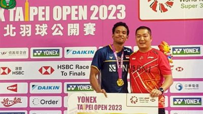 Chico Segel Gelar Juara Taipei Open 2023