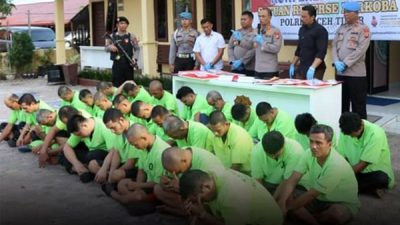 28 Penjahat Narkoba Diciduk Polres Aceh Timur