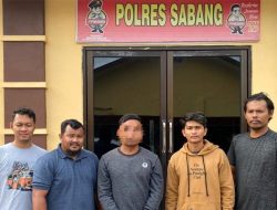 Perusak Sepmor Anggota Polres Sabang Ditangkap