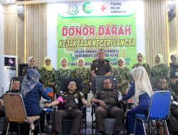 Kejari Langsa Gelar Donor Darah