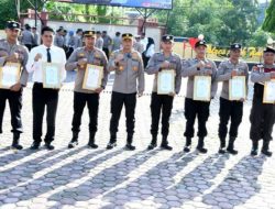 7 Personel Polres Aceh Timur Raih Penghargaan