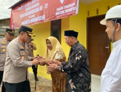 Kapolresta Serahkan Rumah bagi Warga Miskin