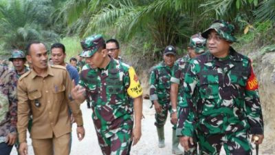 Mabesad Cek TMMD di Kota Langsa