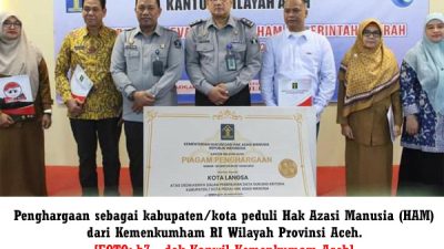 5 Kabupate/Kota Raih Penghargaan Peduli HAM