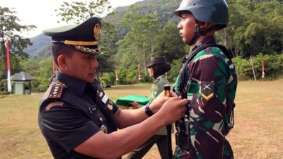 Calon Bintara Kodam IM Digembleng di Mata Ie