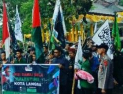 Ribuan Warga Langsa Lakukan Aksi Save Palestina