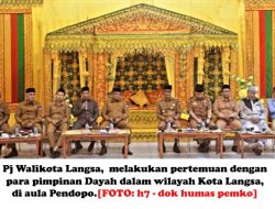 Pimpinan Dayah Bertemu Pj Walikota Langsa