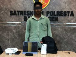 Polisi Ciduk Penjambret Tas Pelajar Banda Aceh