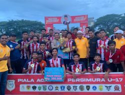 Persimura Beureunuen U-17 Rebut Piala Dek Fad