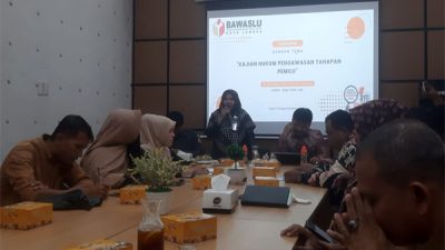 Bawaslu Langsa Gelar Kajian Hukum Pemilu