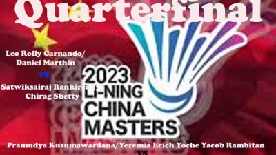 Dua Ganda Indonesia Berpeluang ke Semifinal China Masters 2023